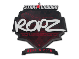 Sticker | ropz | Berlin 2019