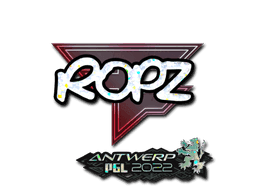 Sticker | ropz (Glitter) | Antwerp 2022