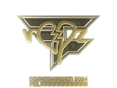 Sticker | ropz (Gold) | Copenhagen 2024