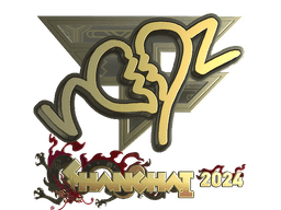 Sticker | ropz (Gold) | Shanghai 2024