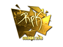 Sticker | RpK (Gold) | Cologne 2016