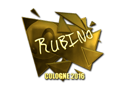 Sticker | RUBINO (Gold) | Cologne 2016