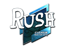 Sticker | RUSH (Foil) | Boston 2018