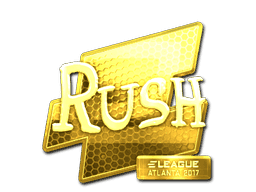 Sticker | RUSH (Gold) | Atlanta 2017