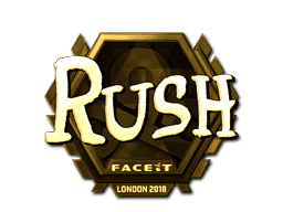 Sticker | RUSH (Gold) | London 2018