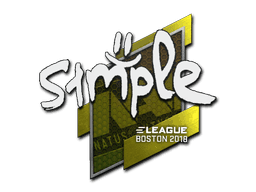 Sticker | s1mple | Boston 2018