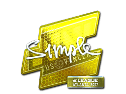 Sticker | s1mple (Foil) | Atlanta 2017