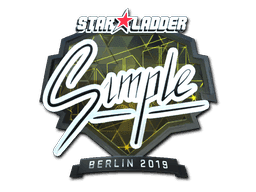 Sticker | s1mple (Foil) | Berlin 2019