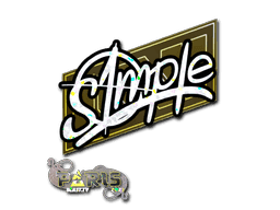 Sticker | s1mple (Glitter) | Paris 2023