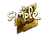 Sticker | s1mple (Gold) | Boston 2018