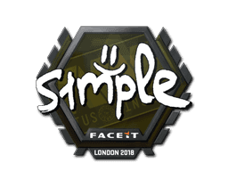 Sticker | s1mple | London 2018