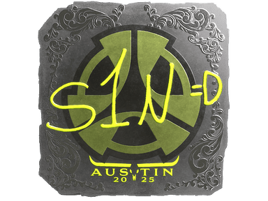 Sticker | s1n (Foil) | Austin 2025
