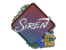 Sticker | S1ren (Glitter) | Rio 2022