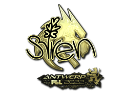 Sticker | S1ren (Gold) | Antwerp 2022