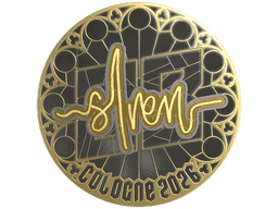 Sticker | S1ren (Gold) | Cologne 2026