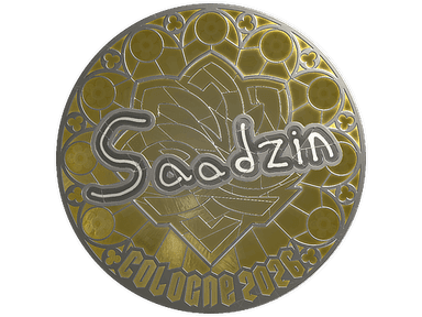 Sticker | saadzin (Foil) | Cologne 2026