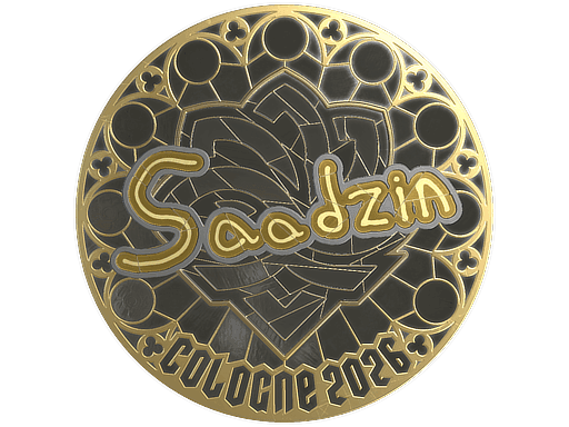 Sticker | saadzin (Gold) | Cologne 2026