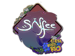 Sticker | saffee (Glitter) | Rio 2022