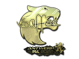 Sticker | saffee (Gold) | Antwerp 2022