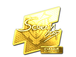 Sticker | ScreaM (Gold) | Atlanta 2017