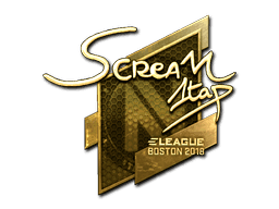 Sticker | ScreaM (Gold) | Boston 2018