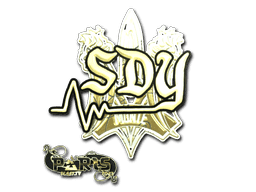 Sticker | sdy (Gold) | Paris 2023