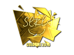 Sticker | seized (Gold) | Cologne 2016