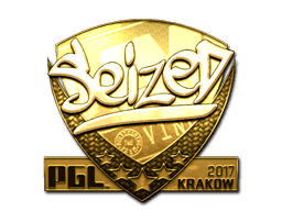 Sticker | seized (Gold) | Krakow 2017