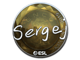 Sticker | sergej (Foil) | Katowice 2019