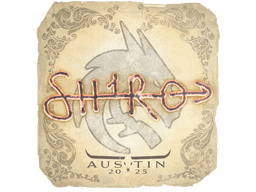 Sticker | sh1ro | Austin 2025