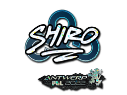 Sticker | sh1ro (Glitter) | Antwerp 2022