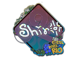 Sticker | sh1ro (Glitter) | Rio 2022