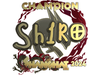 Sticker | sh1ro (Gold, Champion) | Shanghai 2024