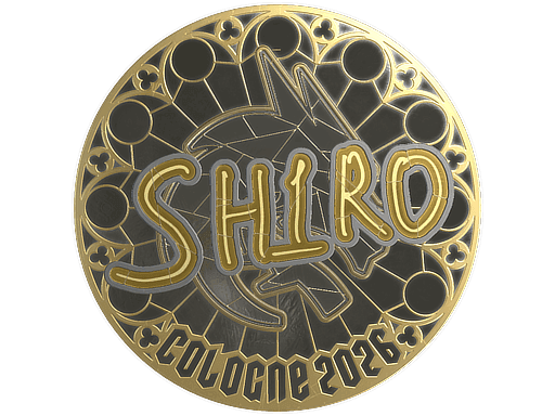 Sticker | sh1ro (Gold) | Cologne 2026