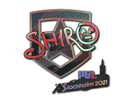 Sticker | sh1ro (Holo) | Stockholm 2021