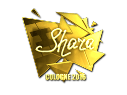 Sticker | Shara (Gold) | Cologne 2016