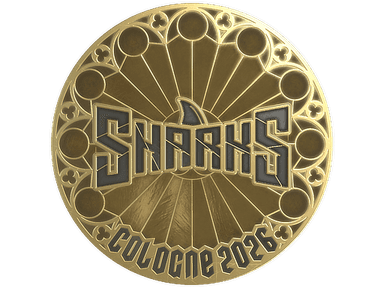 Sticker | Sharks Esports (Gold) | Cologne 2026