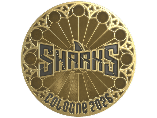 Sticker | Sharks Esports (Gold) | Cologne 2026