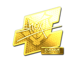 Sticker | shox (Gold) | Atlanta 2017