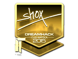 Sticker | shox (Gold) | Cluj-Napoca 2015