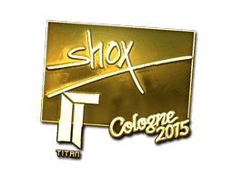 Sticker | shox (Gold) | Cologne 2015