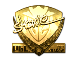 Sticker | shox (Gold) | Krakow 2017