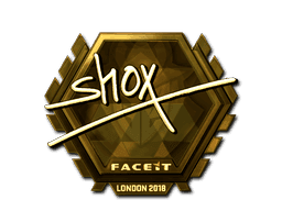 Sticker | shox (Gold) | London 2018