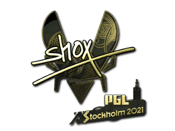 Sticker | shox (Gold) | Stockholm 2021