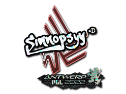 Sticker | sinnopsyy (Glitter) | Antwerp 2022