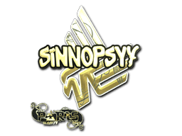 Sticker | sinnopsyy (Gold) | Paris 2023