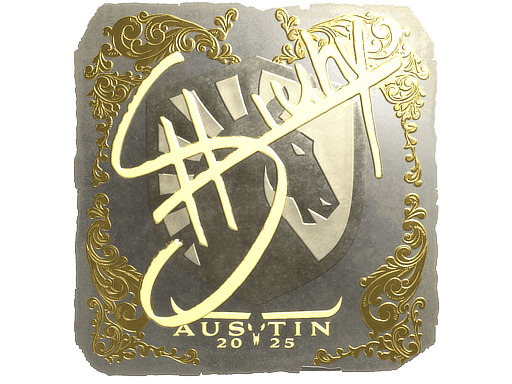 Sticker | siuhy (Gold) | Austin 2025