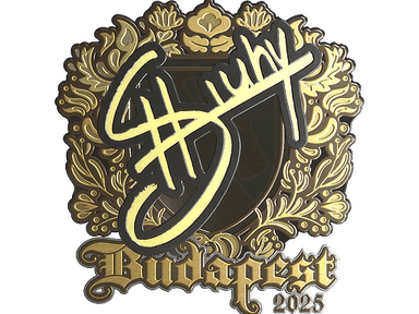 Sticker | siuhy (Gold) | Budapest 2025