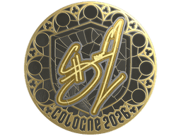 Sticker | siuhy (Gold) | Cologne 2026