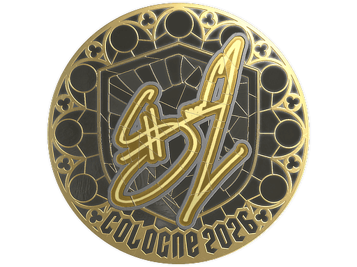 Sticker | siuhy (Gold) | Cologne 2026